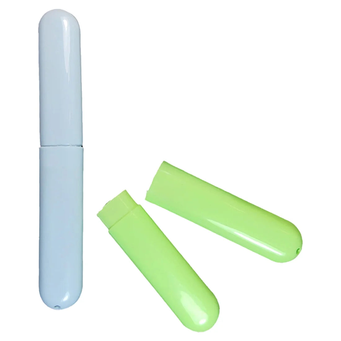 8 Pack Toothbrush Case Holders Travel Cover New Tube Plastic Box Multicolor Set